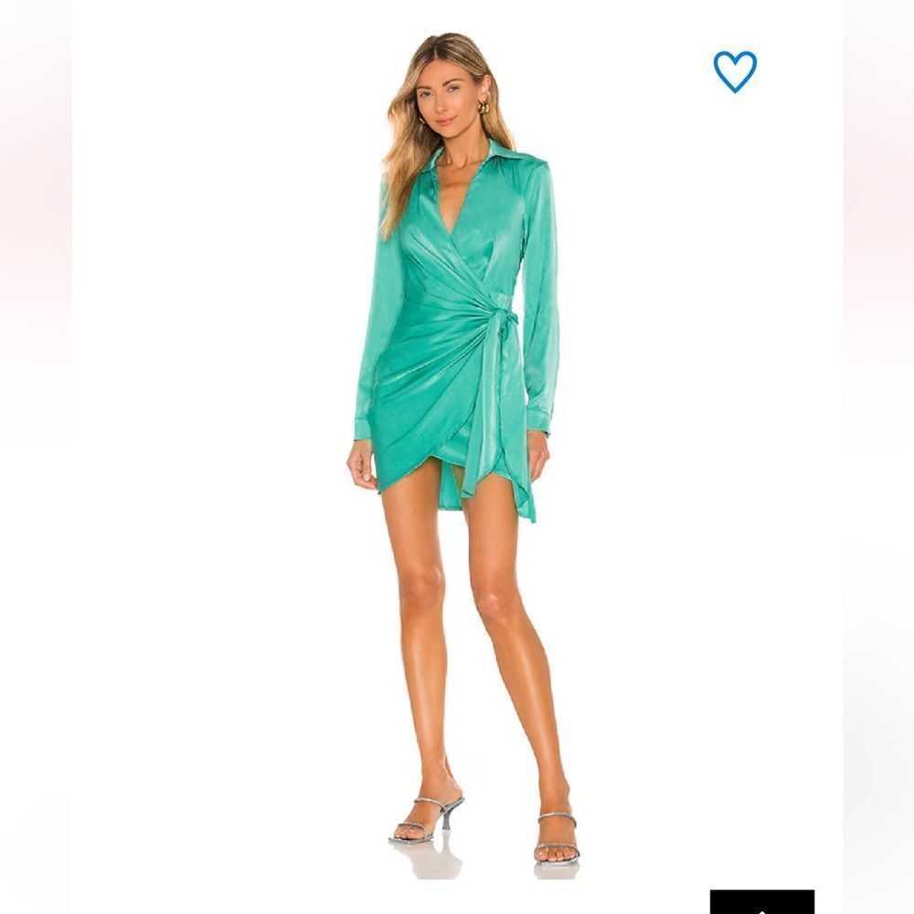 Superdown sophie draped mini dress